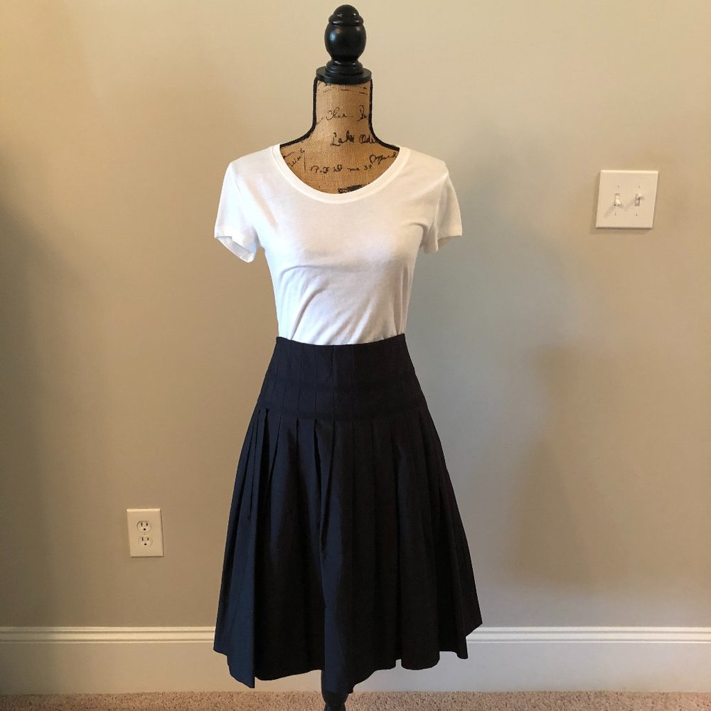 Pleated Flared skirt. KATE HILL